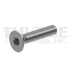 ISO14581M05020SS M5 X 20MM 6-LOBE FLAT MACH SCREW STAINLESS